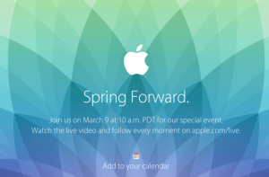 Apple SP Event Spring Forward