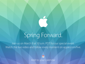 Apple SP Event Spring Forward